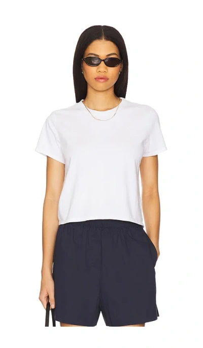 Perfectwhitetee Springsteen Baby Tee In White