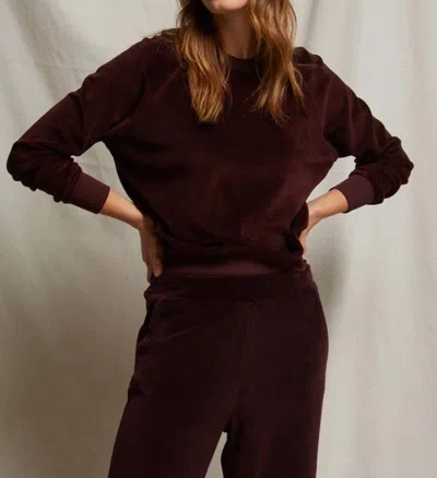 PERFECTWHITETEE STELLA SWEATSHIRT IN BLACKBERRY