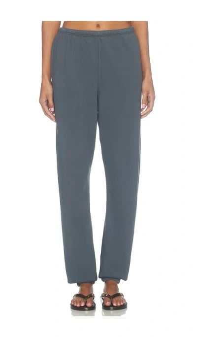Perfectwhitetee Stevie Fleece Jogger In Blue