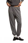 Perfectwhitetee Ziggy Inside Out Fleece Shrunken Crewneck Sweater In Dark Heather Gray In Gray
