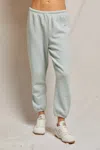 PERFECTWHITETEE STEVIE FLEECE SWEATPANT IN FRESH MINT