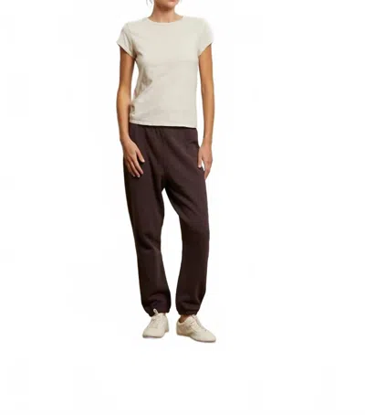 Perfectwhitetee Stevie Sweatpant In Cocoa In Brown