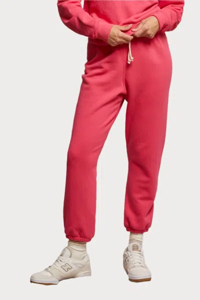 Perfectwhitetee Stevie Sweatpant In Pink Bloom In Multi