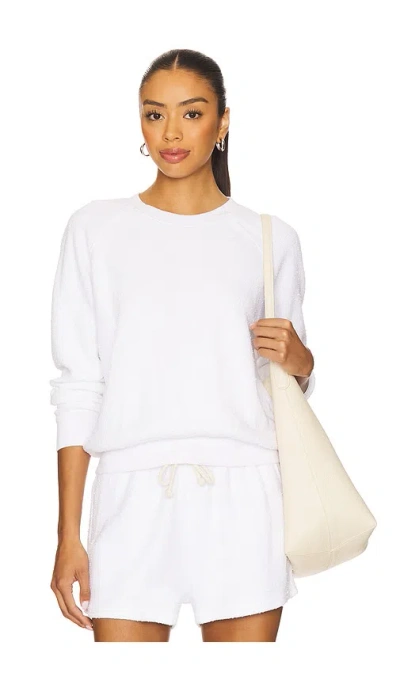 Perfectwhitetee Sumer Boucle Sweatshirt In White
