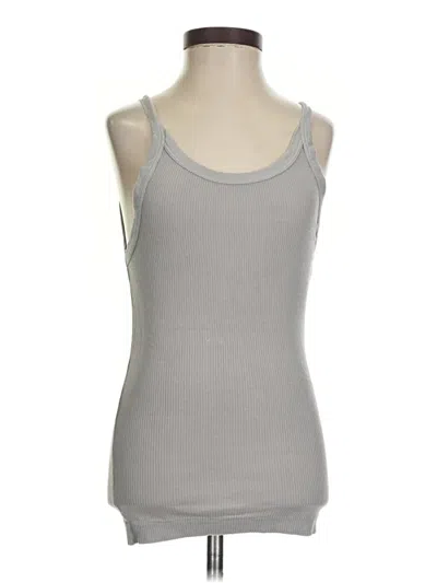 Pre-owned Perfectwhitetee Tank Top Gray Strapless Neckline Tops