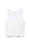 Perfectwhitetee The Blondie Tank In White
