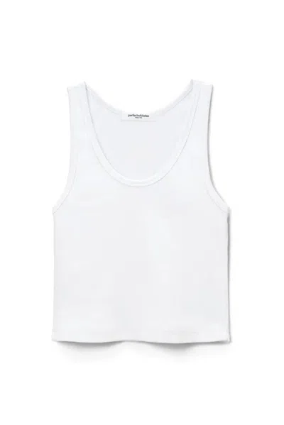 Perfectwhitetee The Blondie Tank In White