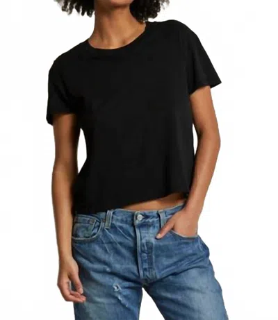 Perfectwhitetee The Perfect White Tee Harley Tee In True Black