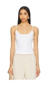 PERFECTWHITETEE TIFF SPAGHETTI TANK
