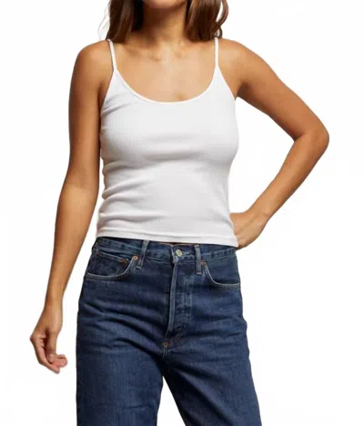 Perfectwhitetee Tiff Tank Top In White