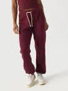 Perfectwhitetee Toni French Terry Jogger In Cranberry In Pink