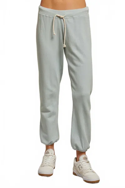 Perfectwhitetee Toni Straight Leg Sweatpant In Fresh Mint In Gray
