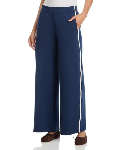 Perfectwhitetee Travel Wide Leg Pants In Blue