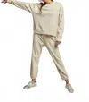 Perfectwhitetee Tyler French Terry Pullover Sweatshirt In Sugar In Neutral