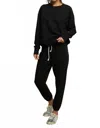 Perfectwhitetee Tyler Pullover Sweatshirt In True Black In Black