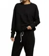 Perfectwhitetee Tyler Pullover Sweatshirt In True Black In Black