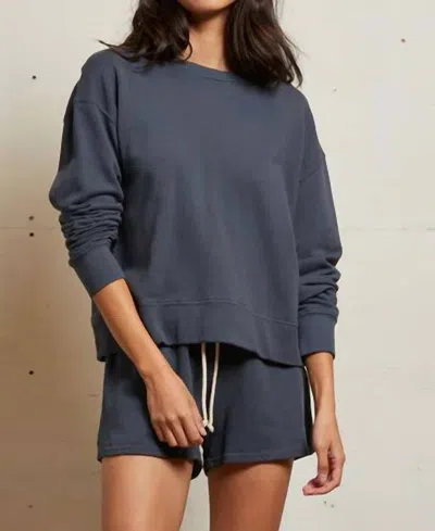 Perfectwhitetee Tyler Top In Night In Blue