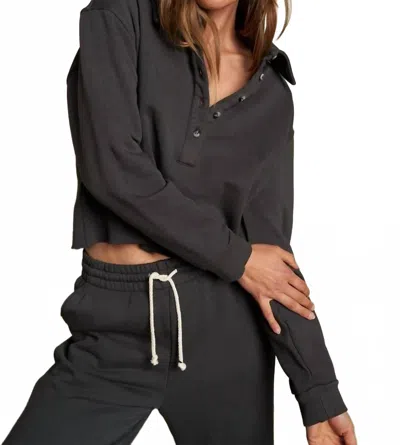 Perfectwhitetee Vinny Heavier Fleece Sweatshirt In Vintage Black