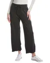 Perfectwhitetee Waffle Wide Leg Sweatpant In Black