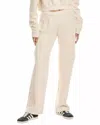 Perfectwhitetee Women Holly Velour Wide Leg Sweatpants In Sugar In Multi
