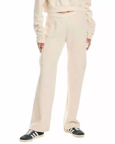 PERFECTWHITETEE WOMEN'S FLEECE CARGO SWEATPANT IN SUGAR