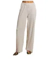 Perfectwhitetee Women Holly Velour Wide Leg Sweatpants In Sugar In Multi