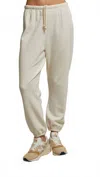 Perfectwhitetee Johnny French Terry Jogger 2 In Bright Ivory In White