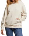 Perfectwhitetee Kourtney French Terry Hoodie Sugar In Neutral