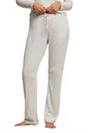 Perfectwhitetee Leann Sweater Rib Straight Leg Pant In Ash In Gray