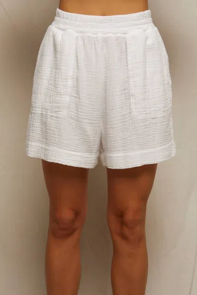 Perfectwhitetee Women's Lucca Shorts In White