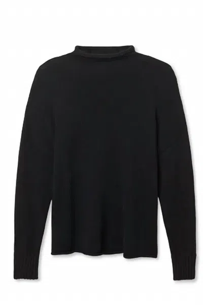 Perfectwhitetee Women's Nova Cashmere Roll Neck Sweater In Black