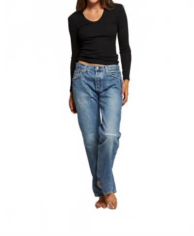 Perfectwhitetee Women's Robyn Top In True Black