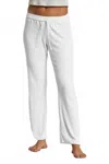Perfectwhitetee Collins Fleece Sweatpants In White In White