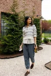 Perfectwhitetee Ximena Stripe In White