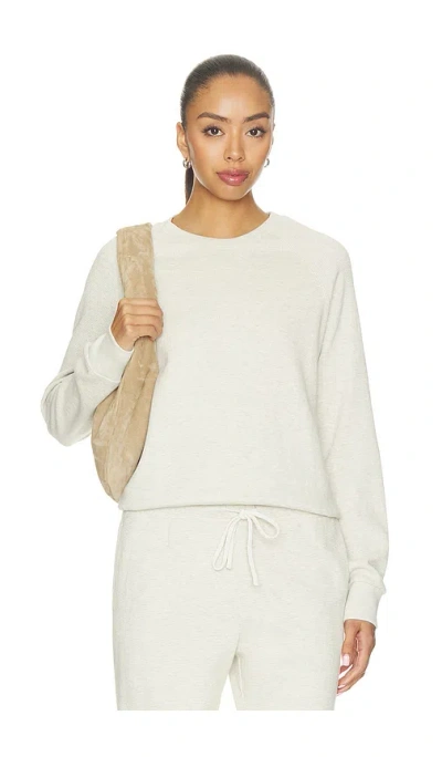 Perfectwhitetee Zia Pullover Sweatshirt In White