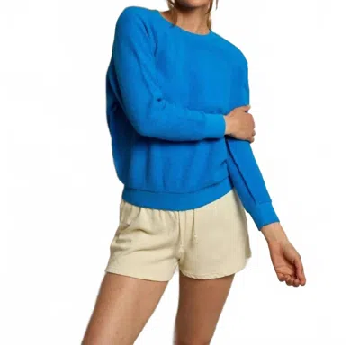 Perfectwhitetee Ziggy Crewneck Sweatshirt In Cobalt In Blue