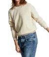 Perfectwhitetee Ziggy Reverse Crew Sweatshirts In Sugar In White
