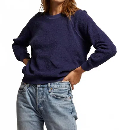 Perfectwhitetee Ziggy Sweatshirt In Dusk In Blue