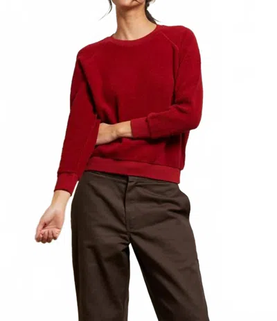 Perfectwhitetee Ziggy Sweatshirt In Maple In Brown