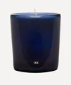 Perfumer H Ink Handblown Refillable Scented Candle 325g In Blue