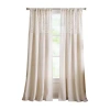 Peri Home Bahia Rod Pocket Light-filtering Set Of 2 Curtain Panel In Sand