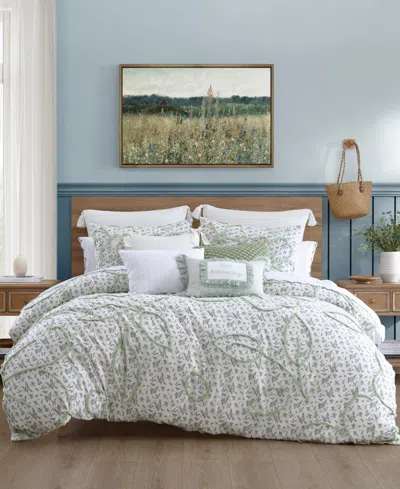 Peri Home Blueberry Chenille 3-pc. Comforter Set, Full/queen In Green