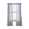 Peri Home Cargo Stripe 84 X 50 Grommet Window Panel, Pair In Indigo