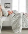 Peri Home Chenille Lattice 3-pc. Comforter Set, Full/queen In Grey