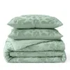 Peri Home Chenille Laurel Duvet Cover Set, King In Green