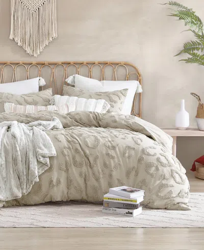 Peri Home Chenille Leopard 2-pc. Duvet Cover Set, Twin/twin Xl In Neutral