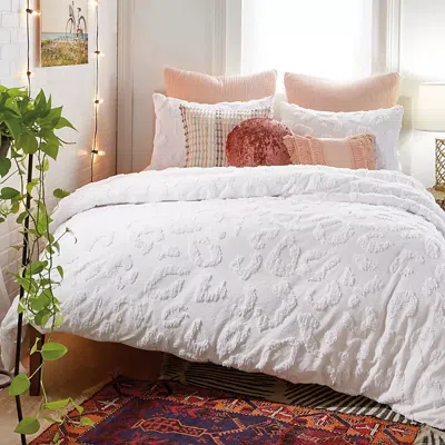 PERI HOME CHENILLE LEOPARD COMFORTER & SHAM SET, KING