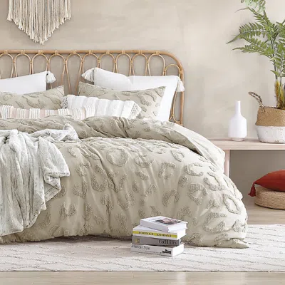 Peri Home Chenille Leopard Comforter Set, Twin Xl In Neutral