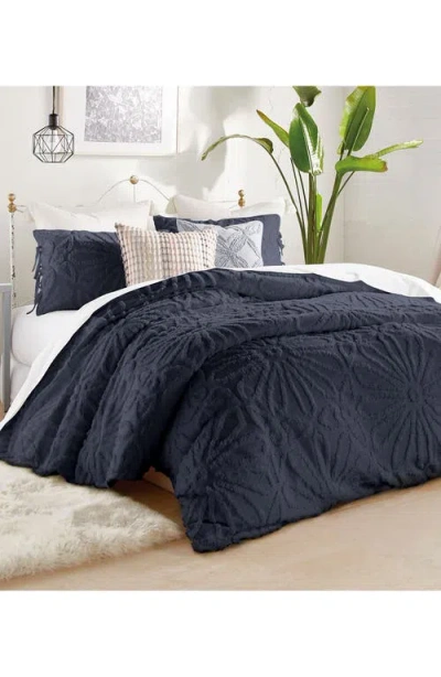 Peri Home Chenille Medallion Duvet & Sham Set In Purple