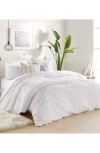 Peri Home Chenille Medallion Duvet & Sham Set In White